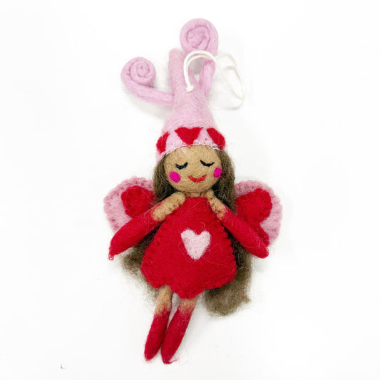 FELT LOVE FAIRY 17x10CM