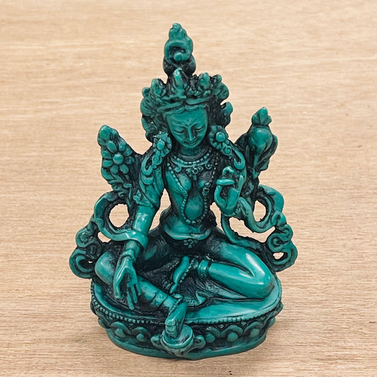 RESIN GREEN TARA 12CM