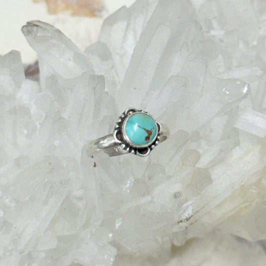 STERLING SILVER TURQUOISE RING
