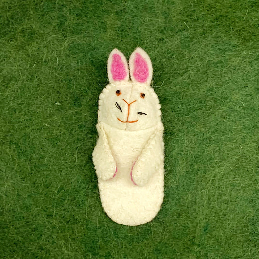 FELT “RABBIT” FINGER PUPPET