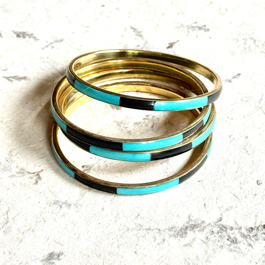 BRASS/ RESIN BANGLE 1p