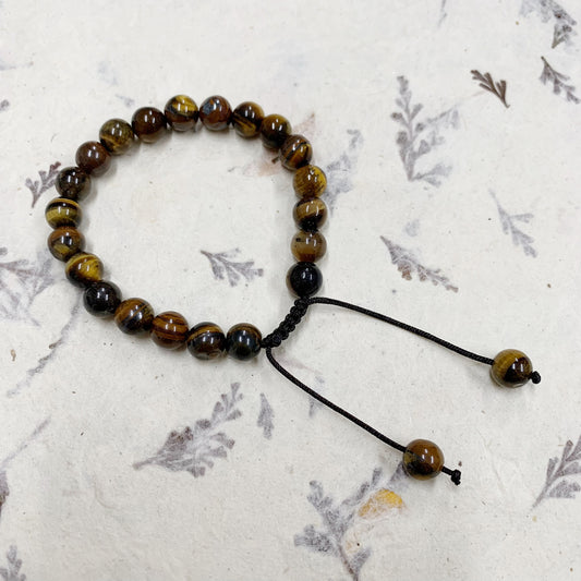 TIGERS EYE PRAYER BRACELET