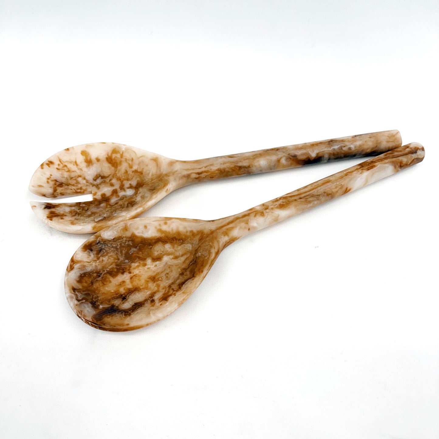 Resin Marbled Serving Spoons 27x7cm