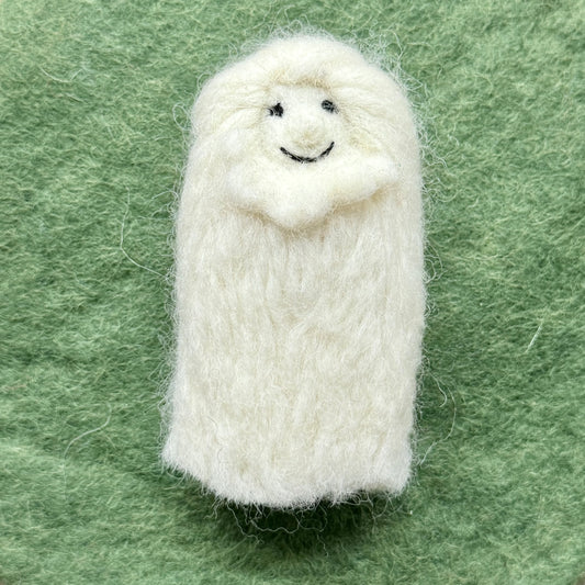 FELT YETI FINGER PUPPET