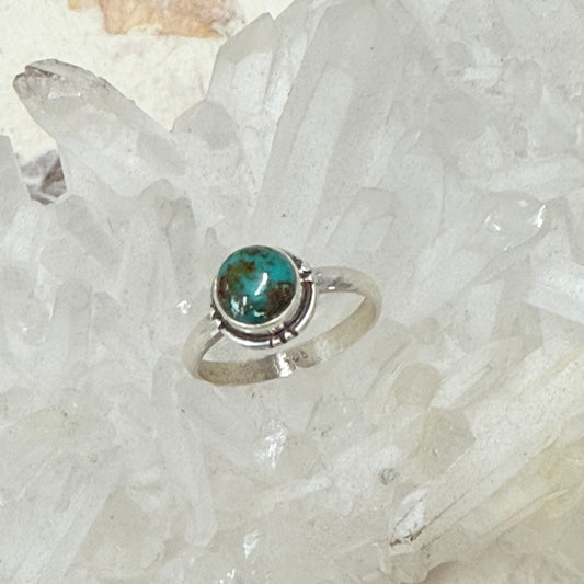 STERLING SILVER TURQUOISE RING