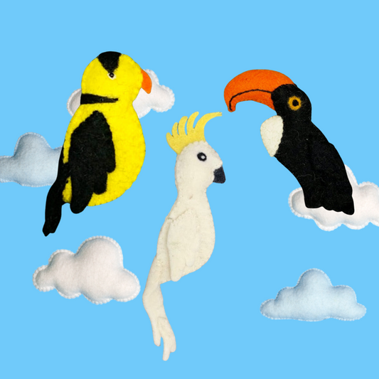 "BIRD" BUNDLE FINGER PUPPET
