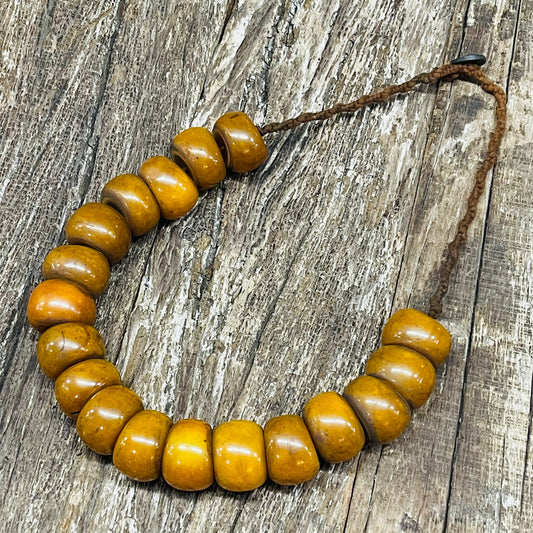 NAGALAND RESIN AMBER NECKLACE