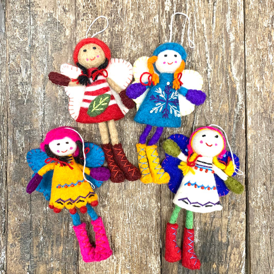 FELT FAIRY LRG 20CM 1ea color