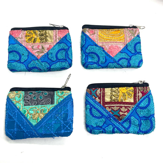 SILK SARI PURSE |SML| 9x11CM