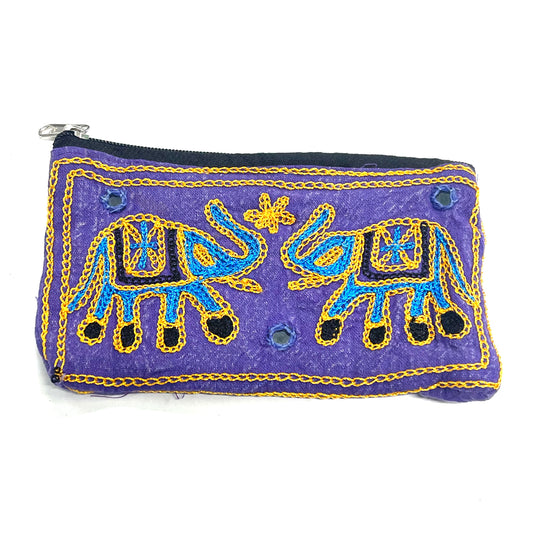 ELEPHANT SARI PURSE 19x12CM
