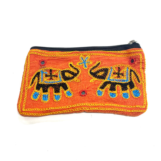 ELEPHANT SARI PURSE 19x12CM