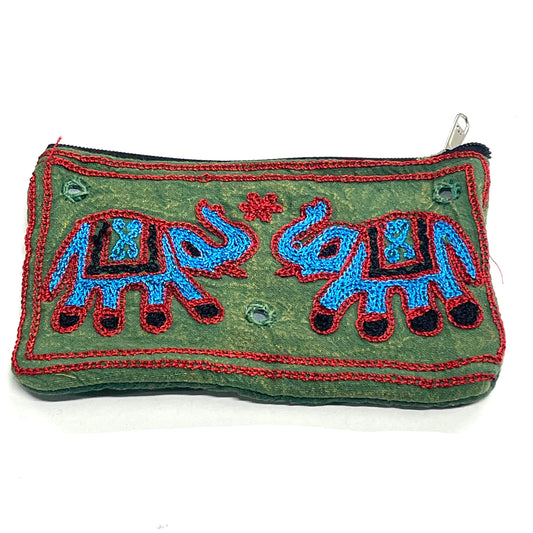 ELEPHANT SARI PURSE 19x12CM