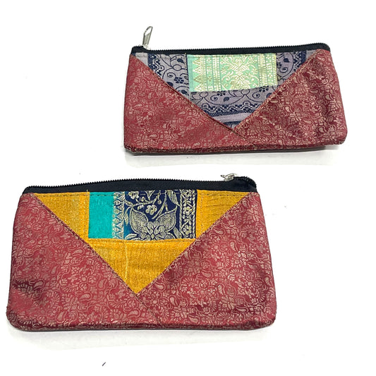 BW3 SILK SARI PURSE 17x11CM