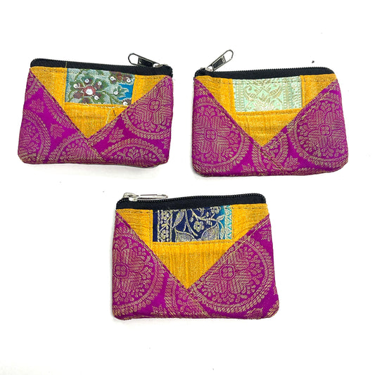 BW6 SILK SARI PURSE 9x11CM