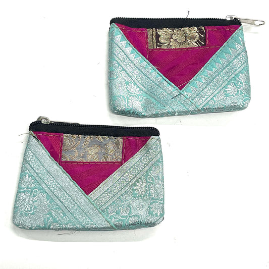 BW6 SILK SARI PURSE 9x11CM