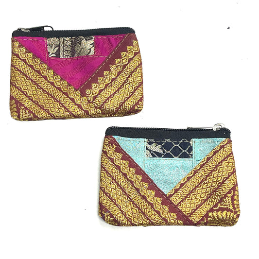 BW6 SILK SARI PURSE 9x11CM