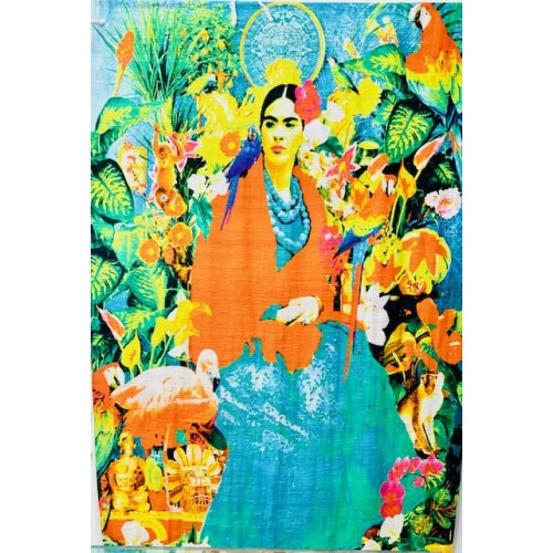 COTTON FRIDA THROW