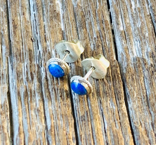 STERLING SILVER LAPIZ EAR STUD