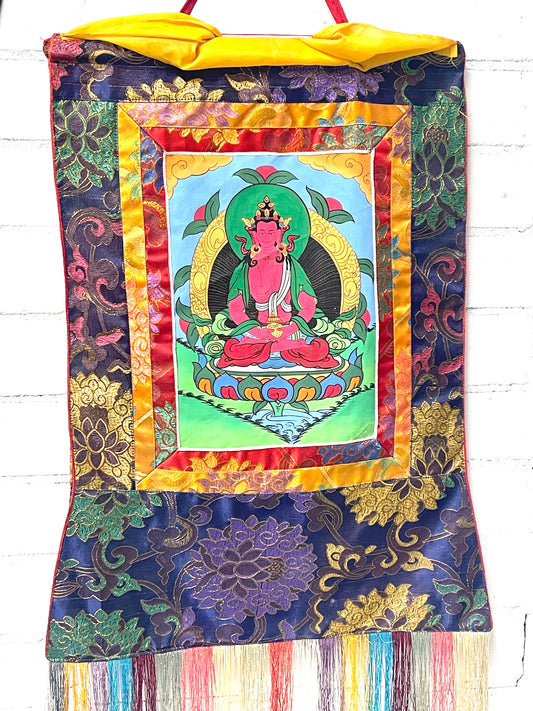 TIBETAN THANGKA BUDDHA