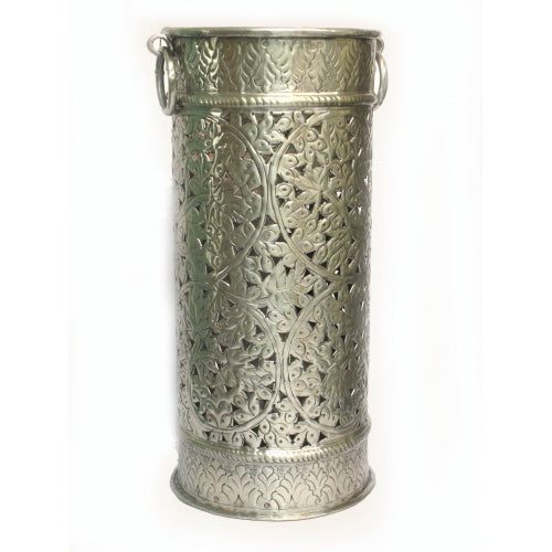 SILVER JALI UMBRELLA HOLDER