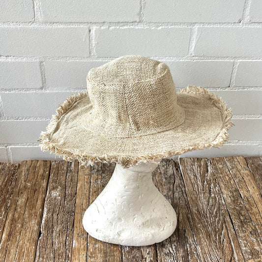 WOVEN LINED 100% HEMP HAT