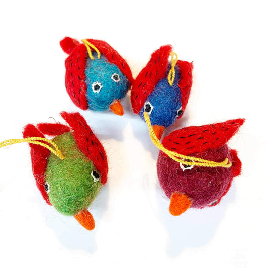 FELT LOVE BIRD HANGING