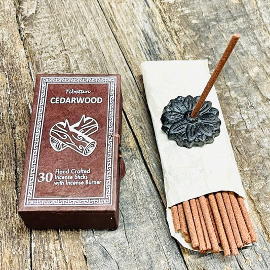 CEDARWOOD INCENSE W/ HOLDER