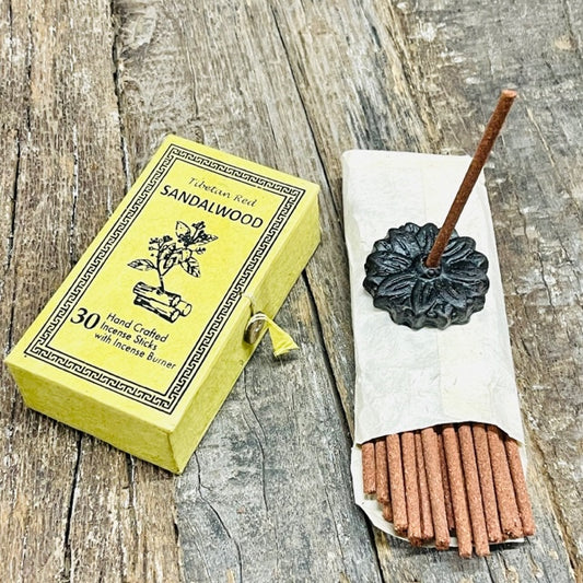 SANDALWOOD INCENSE W/ HOLDER