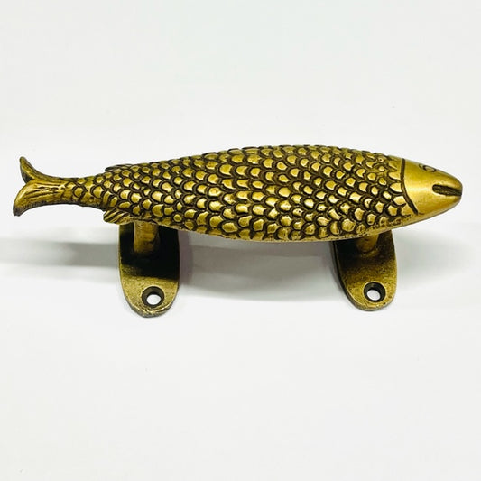 BRASS FISH HANDLE