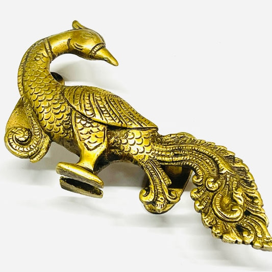 BRASS PEACOCK HANDLE