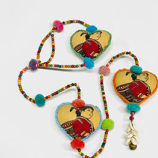 HEART GIRL HANGING