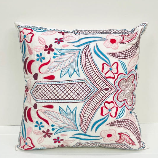 EMB. CUSHION COVER ONLY 40CM