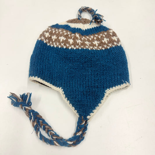 100% WOOL HAND KNITTED BEANY EAR COVER