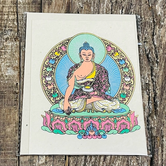 SAKYAMUNI BUDDHA CARD WITH ENVELOPE