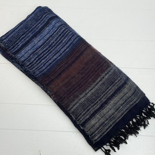 WOOL BLEND HANDLOOM BLANKET 110X260CM