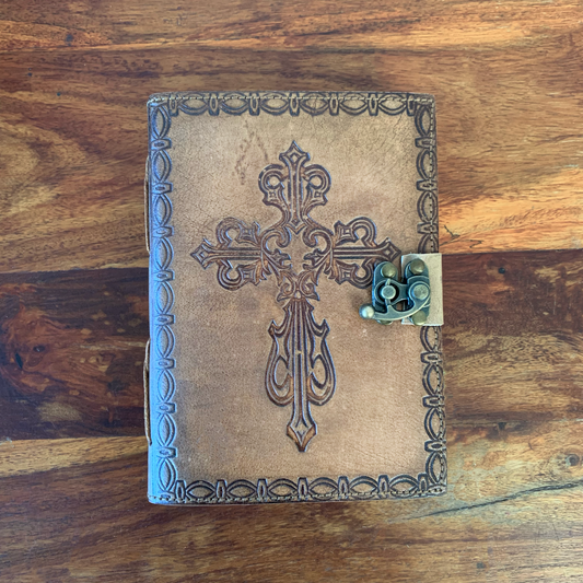 CROSS LEATHER JOURNAL W/LOCK 18X13CM