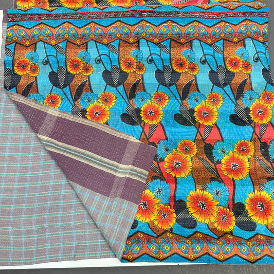 VINTAGE FINE STITCHED BENGALI KANTHA JAN6N6