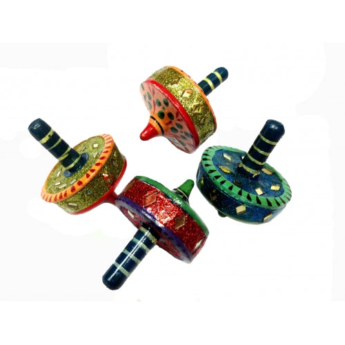 DECORATED SPINNING TOPS