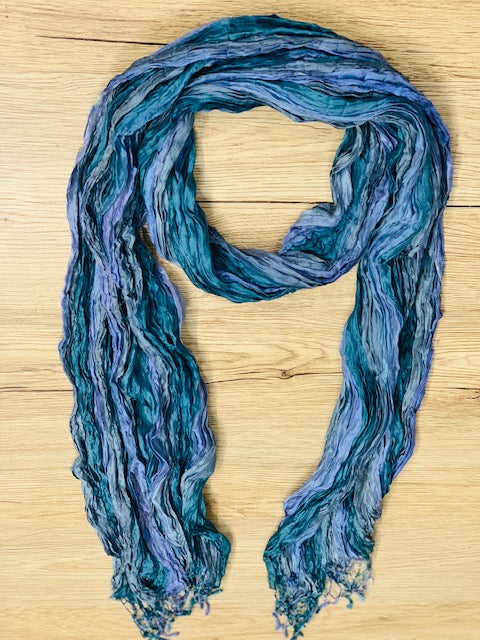 SILK T/D SCARF 180x55cm