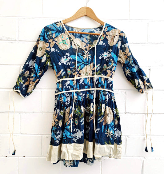 100% COTTON PRINTED TOP