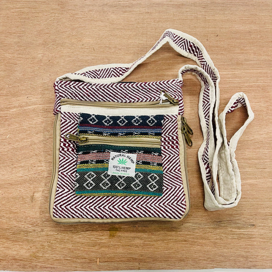 COTTON TRAVEL SHOULDER BAG