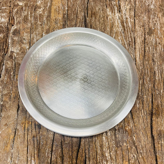 SILVER FINISH BOWL 20CM