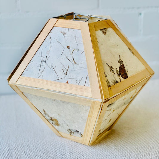 HANDMADE LOKTA PAPER HANGING SHADE