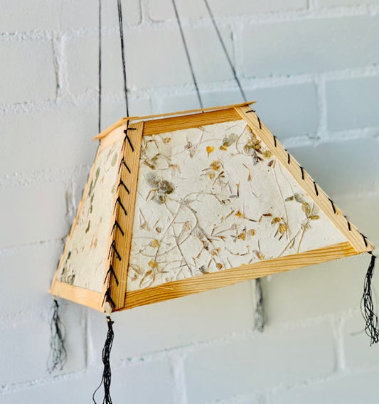HANDMADE LOKTA PAPER HANGING SHADE