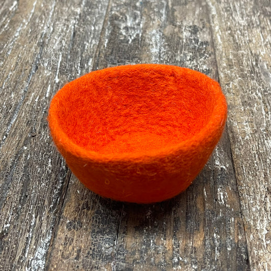 HANDMADE FELT BOWL 10X5CM