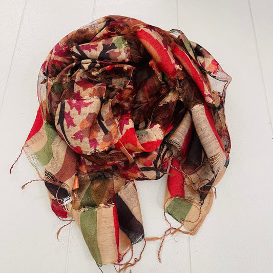 100% SILK SCARF 60X180cm