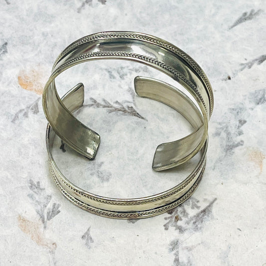 COPPER SILVER PLATED CUFF