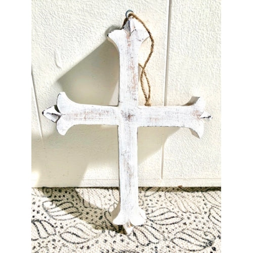 WOODEN CROSS HANGING