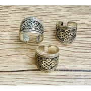 GERMAN SILVER ENDLESS KNOT RING