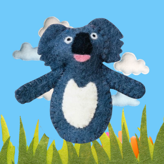 FELT “KOALA” FINGER PUPPET